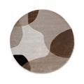 Nordic Weavers Rond wollen vloerkleed - Dune beige - 250 cm