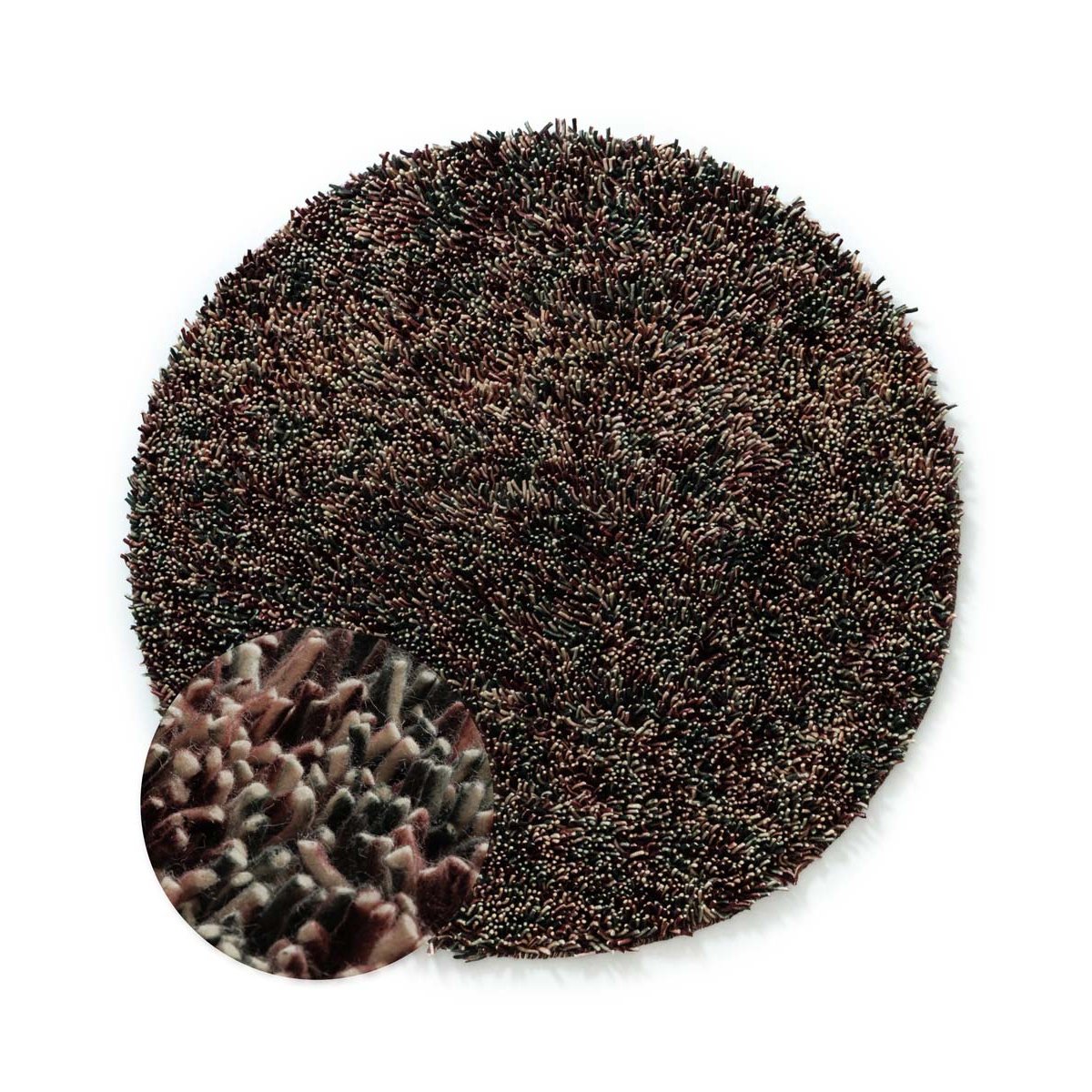 Nordic Weavers Rond wollen vloerkleed - Aurelia paars - 300 cm