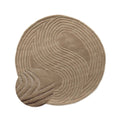 Nordic Weavers Design vloerkleed rond - Balans Dual beige - 300 cm