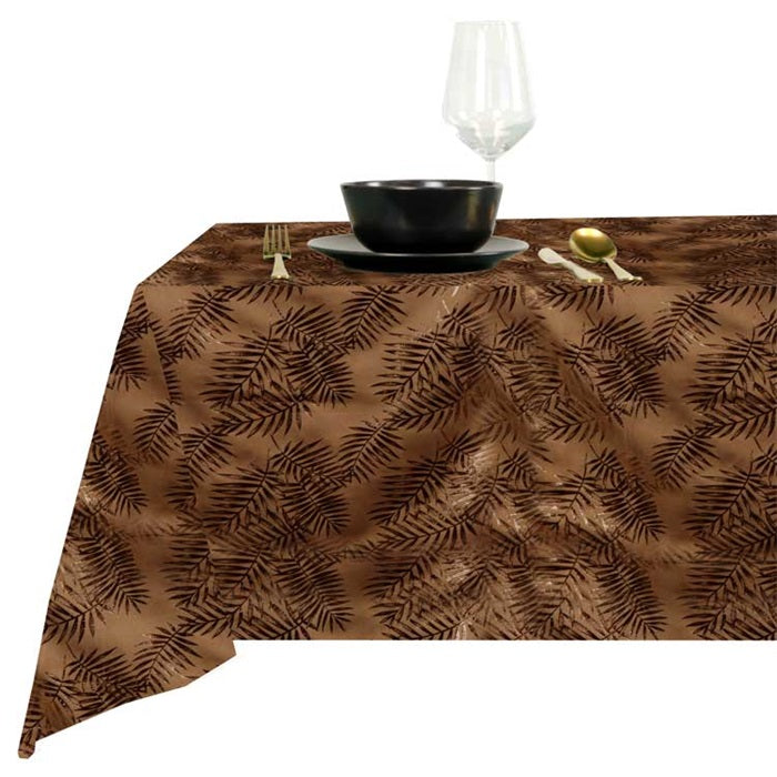 Unique Living | Tafelkleed Sid 150x300cm leather brown