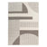 Nordic Weavers Japandi vloerkleed - Ridge Sora crème|grijs - 120x170