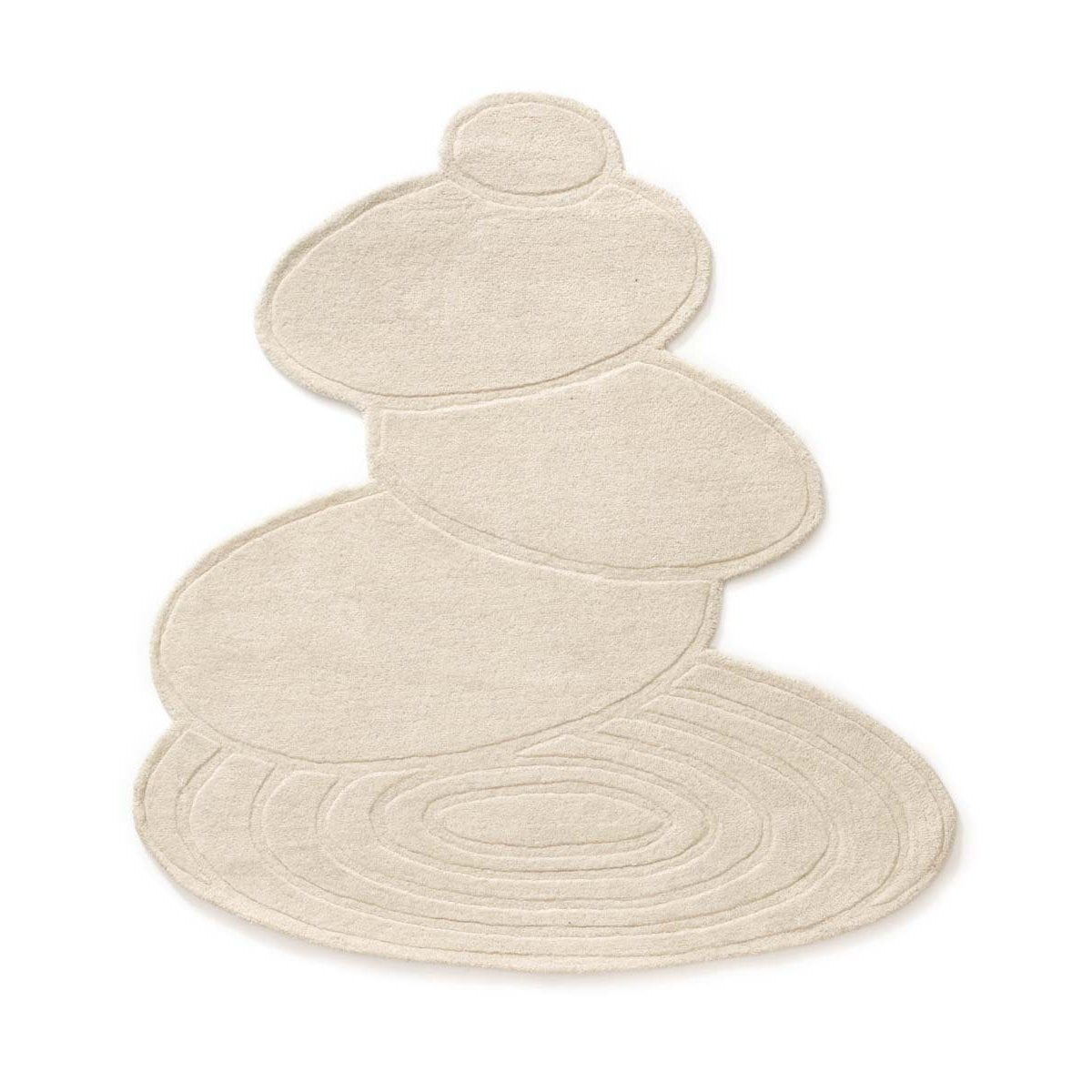 Nordic Weavers Organisch design vloerkleed - Balans Stone ivoor -