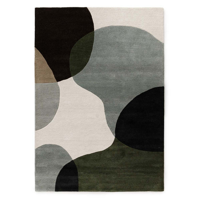 Nordic Weavers Wollen vloerkleed - Dune groen - 200x300 cm