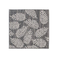 Boho&me Vierkant buitenkleed palmbladeren Sunny - donkergrijs -