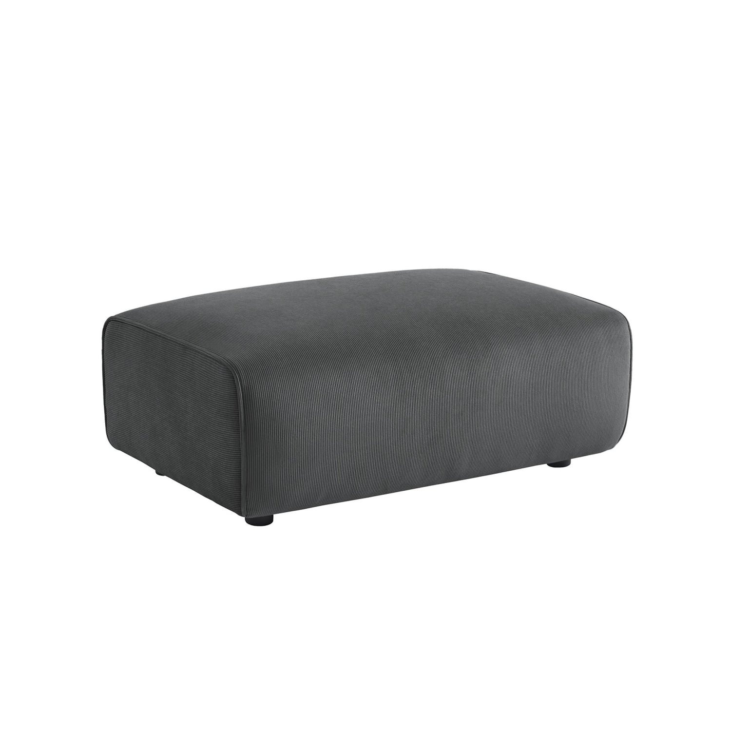 sweeek - Poef, voetenbank voor 3-zitsbank Wallas corduroy