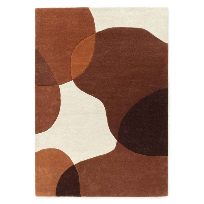 Nordic Weavers Wollen vloerkleed - Dune terracotta - 120x170 cm
