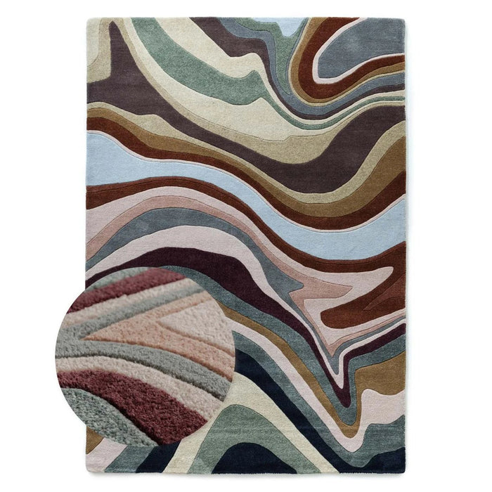 Nordic Weavers Modern vloerkleed - Skulptur Flow multi - 300x400 cm