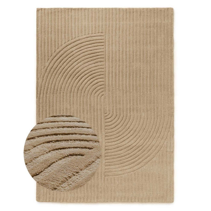 Nordic Weavers Japandi vloerkleed - Balans beige - 200x300 cm