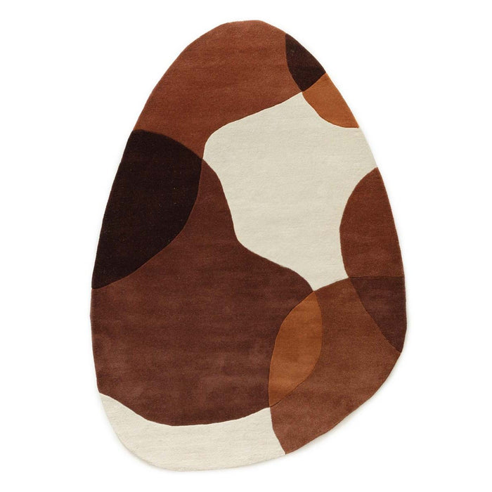 Nordic Weavers Organisch wollen vloerkleed - Dune terracotta - 120x170