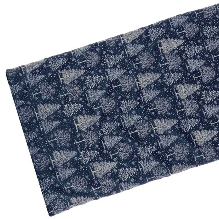 Unique Living | Tafelloper Siri 45x150cm dark blue