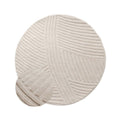 Nordic Weavers Design vloerkleed rond - Balans Field ivoor - 150 cm