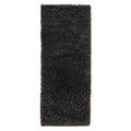 Tapeso Hoogpolige loper - Cozy Shaggy donkergrijs - 80x200 cm