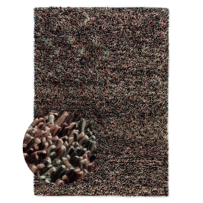 Nordic Weavers Hoogpolig vloerkleed wol - Aurelia paars - 120x170 cm