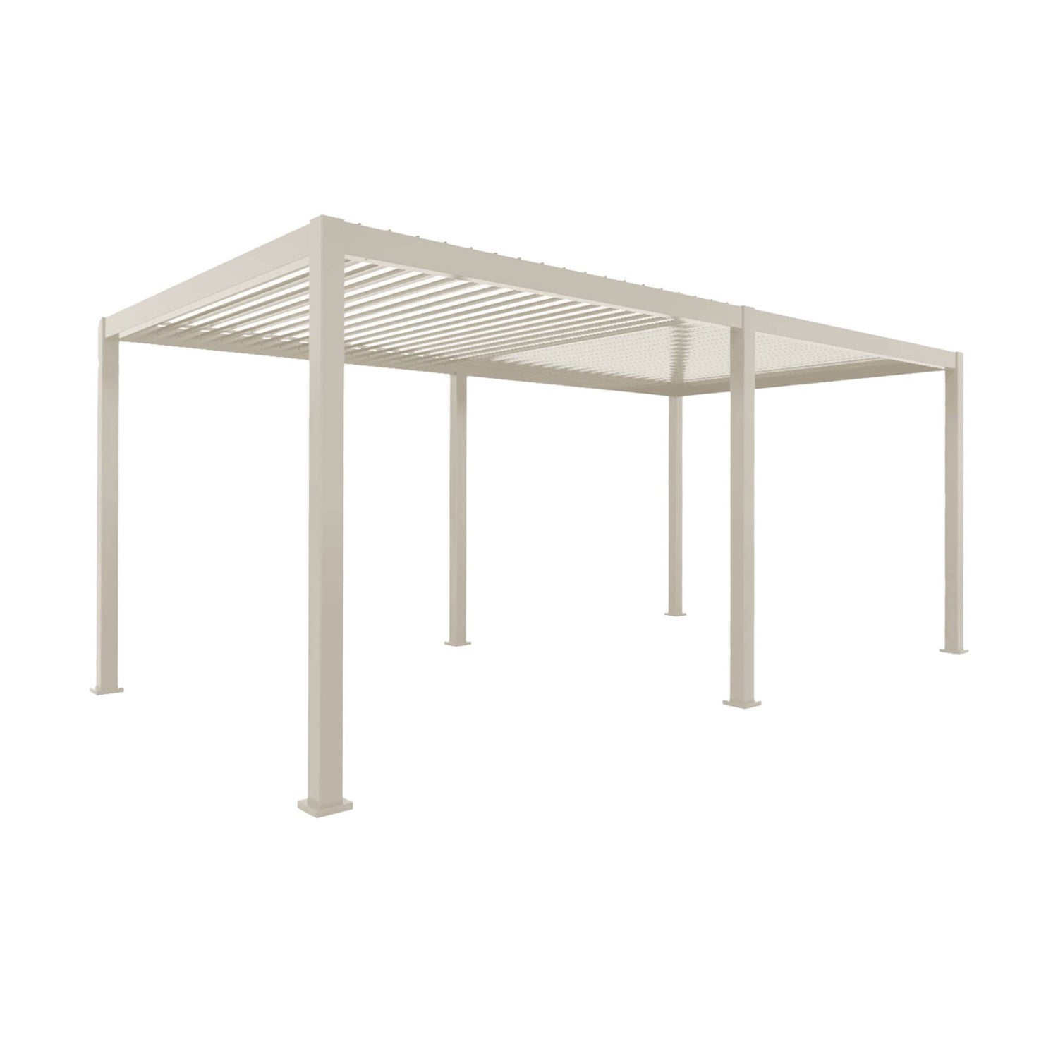 sweeek - Pergola met lamellendak, 3x6m