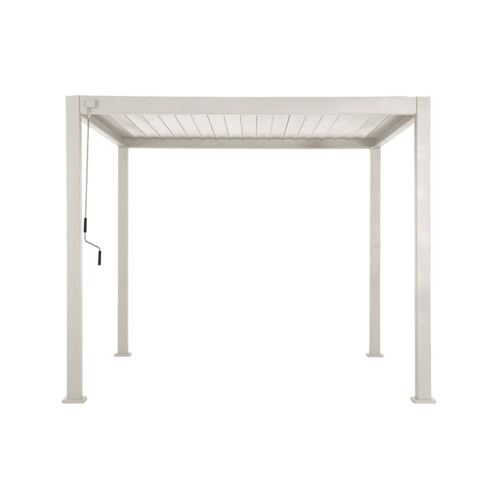 sweeek - Pergola met lamellendak, 3x3m, verstelbare lamellen V2