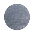 Tapeso Wasbaar vloerkleed rond - Fresh poederblauw - 120 cm
