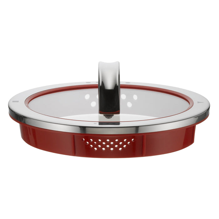 WMF Function 4 Kookpan hoog met deksel - Ø160mm - Rood