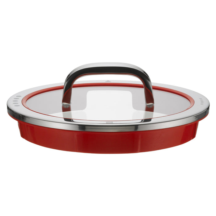 WMF Function 4 Kookpan hoog met deksel - Ø160mm - Rood