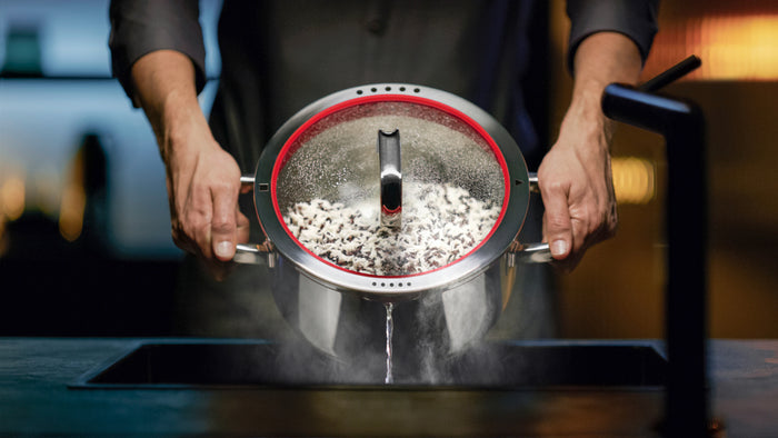 WMF Function 4 Kookpan laag - Ø200mm - Rood