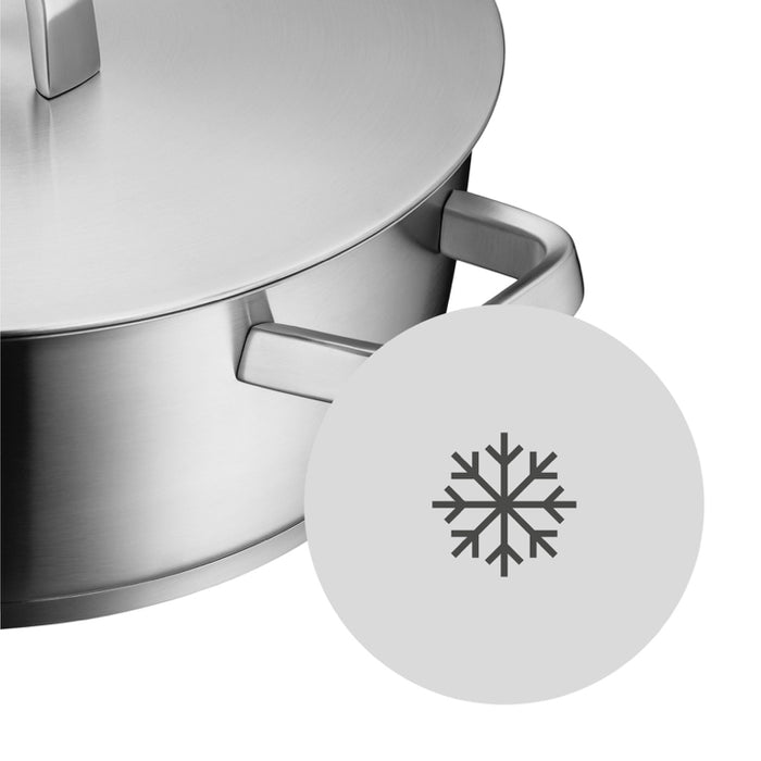 WMF Iconic Kookpan hoog met deksel - Ø220mm