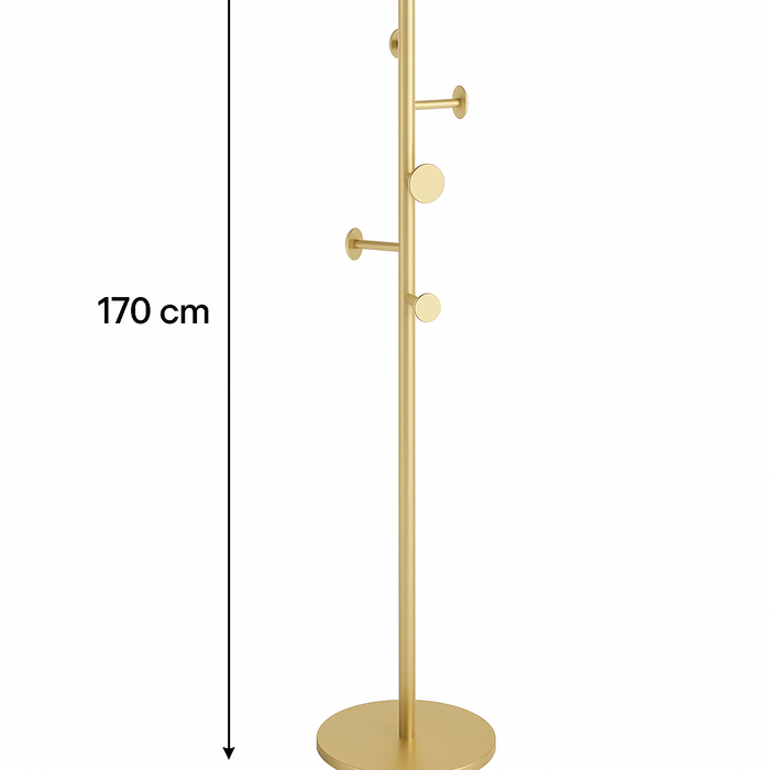 LOFT42 Bern staande kapstok - Goud - Metaal - 170x27
