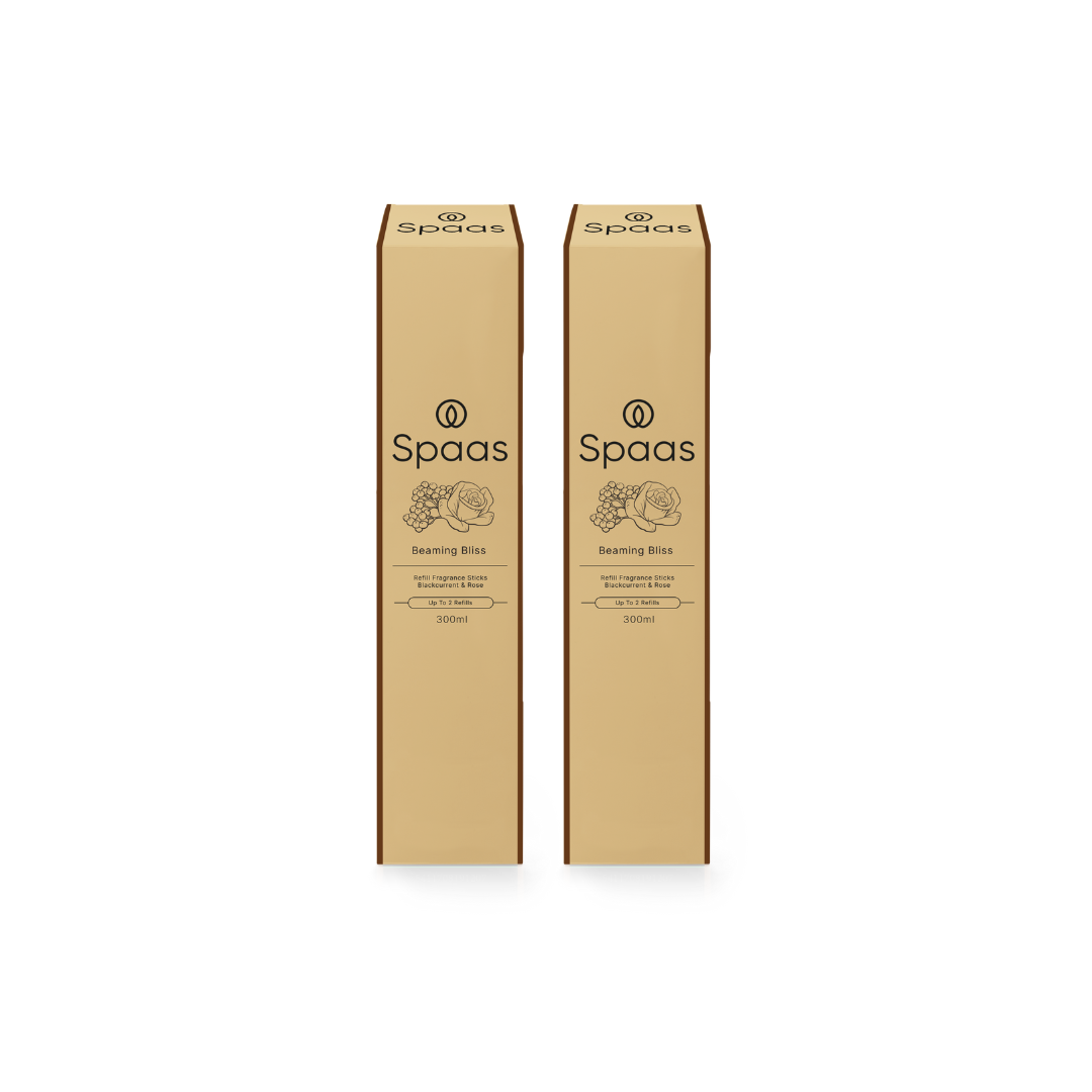 Spaas Refill Iconic Geurstokjes – Beaming Bliss - Set van 2