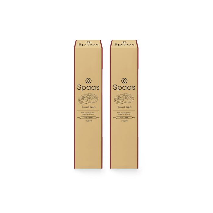 Spaas Refill Iconic Geurstokjes – Sunset Spark - Set van 2