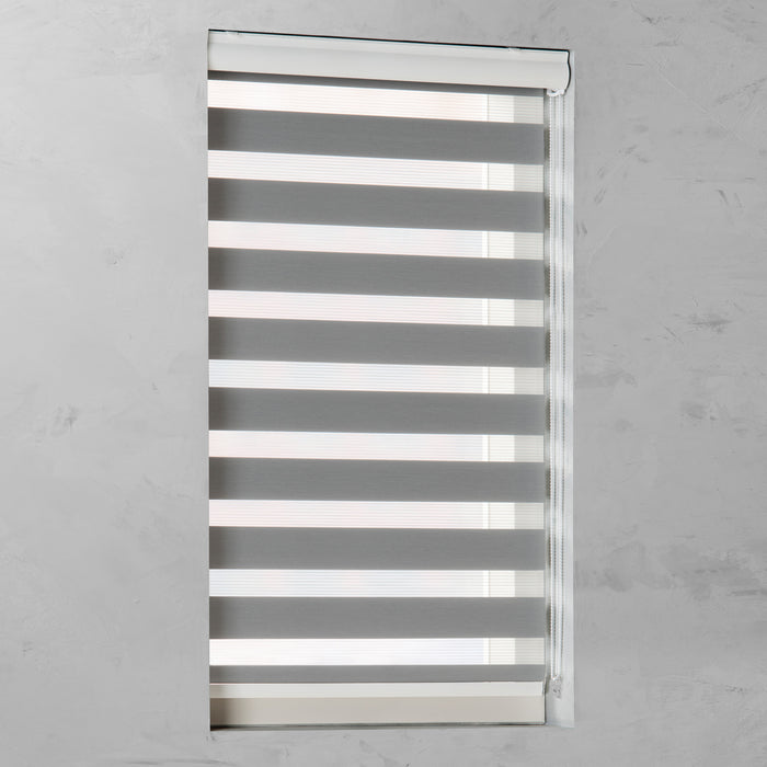 Rollit Noah Duo Rolgordijn Grijs