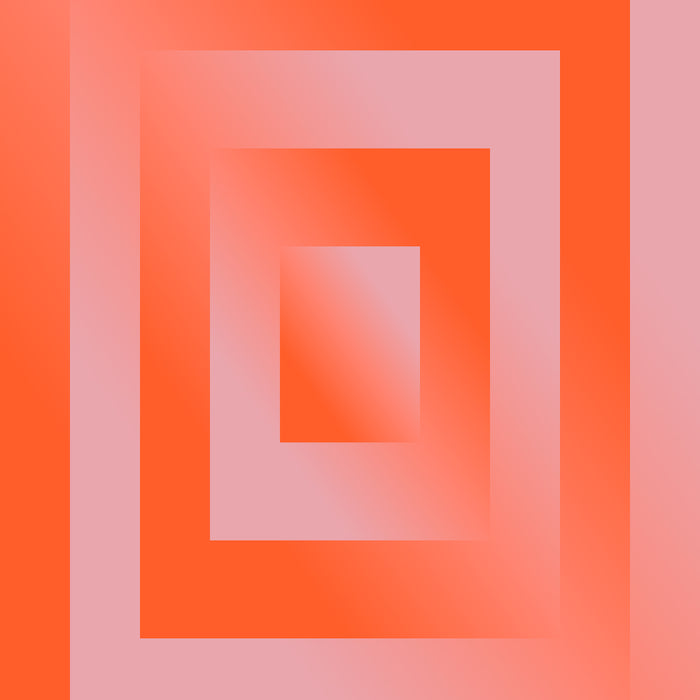 Paper Collective Absorb 06 Poster 30 x 40 cm - Orange / Pink