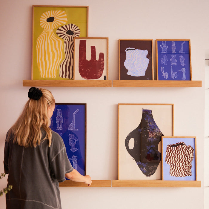 Paper Collective Gallery Wandplank B 80 cm - Natural Oak