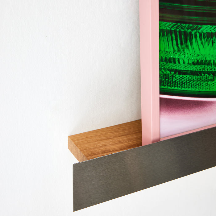 Paper Collective Gallery Wandplank B 115 cm - Brushed Steel