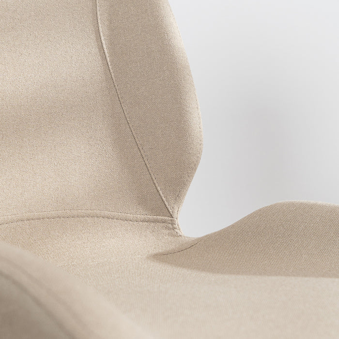 Bronx71 Scandinavische barkruk Jena taupe gerecyclede stof 69 cm