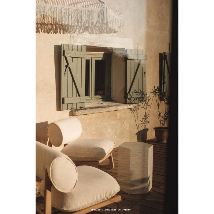 Tikamoon - Hocker Zoé van roze premium terrazzo