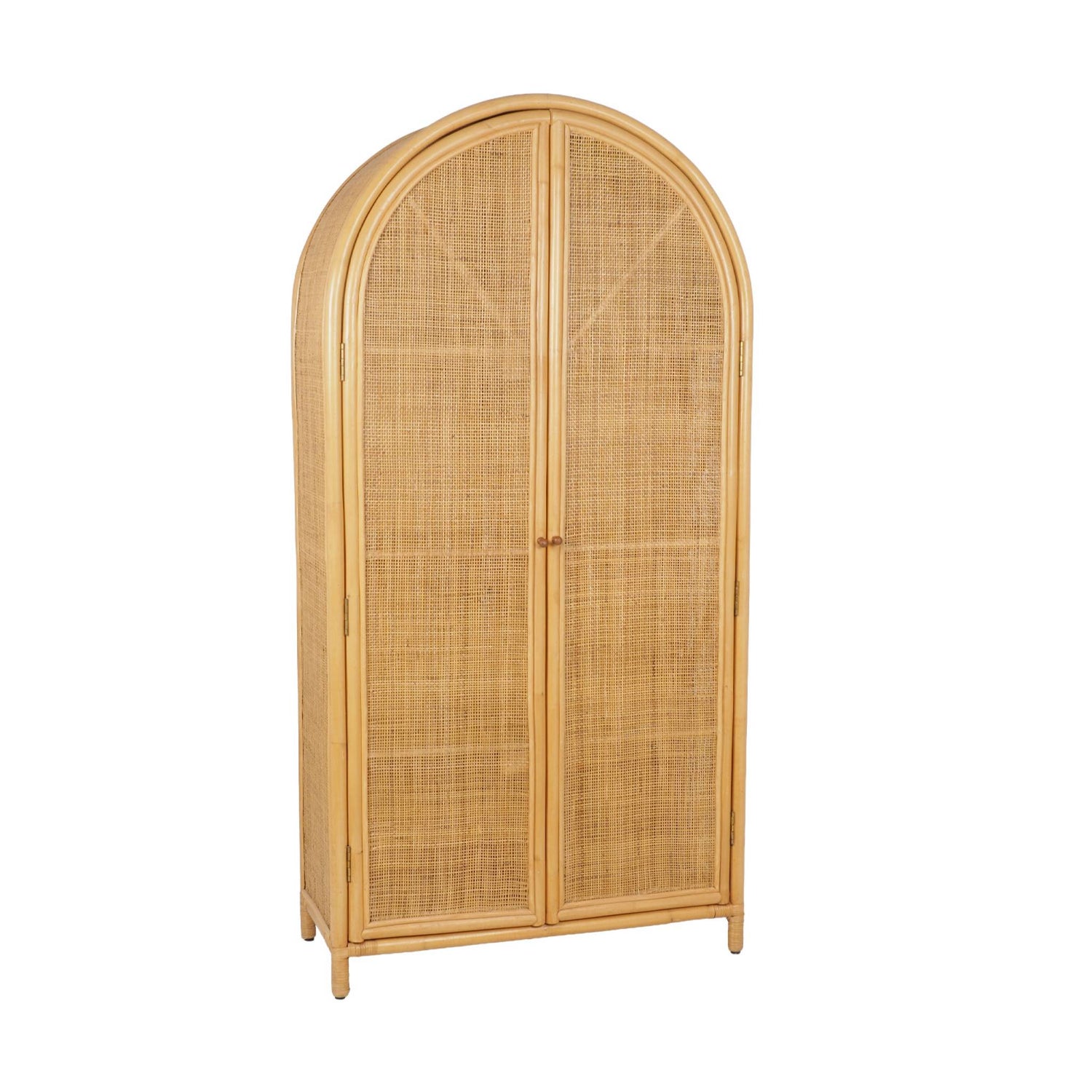 sweeek - Boheemse kinderkast van naturel rotan en vlechtwerk