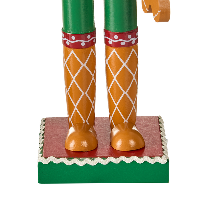 Beliani-GRANSJON-Decoratie figuur set van 2-Rood|Oranje-Dennenhout