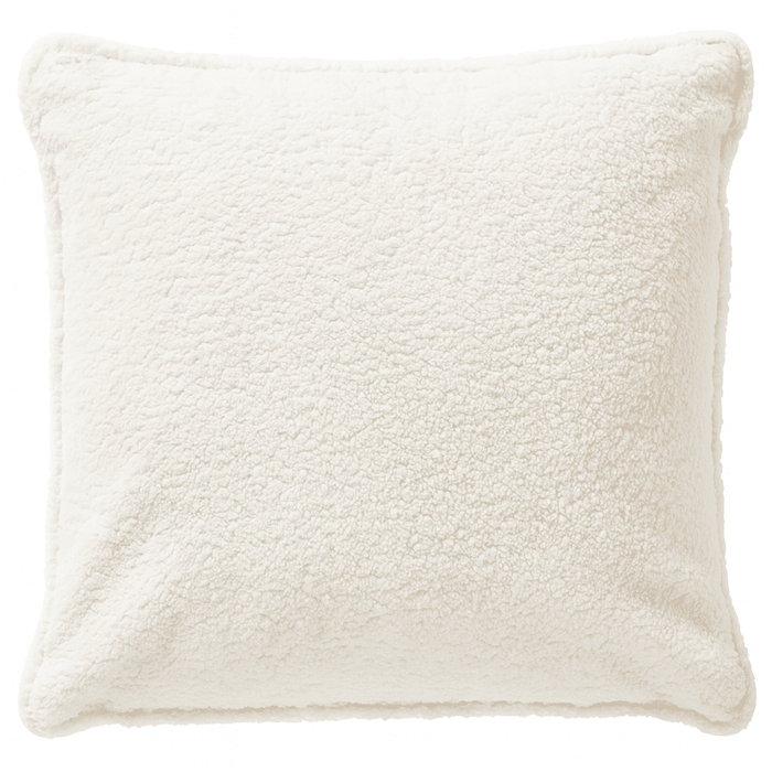 Teddy - Kerst kussenhoezen - 45x45 cm, wit