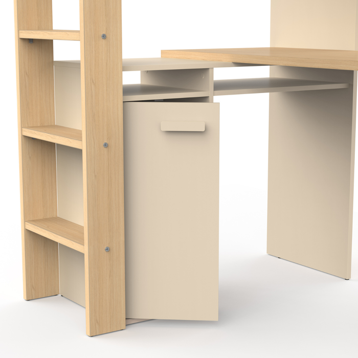 Calicosy - CAMILLIA Hoogslaper met bureau - H183 cm