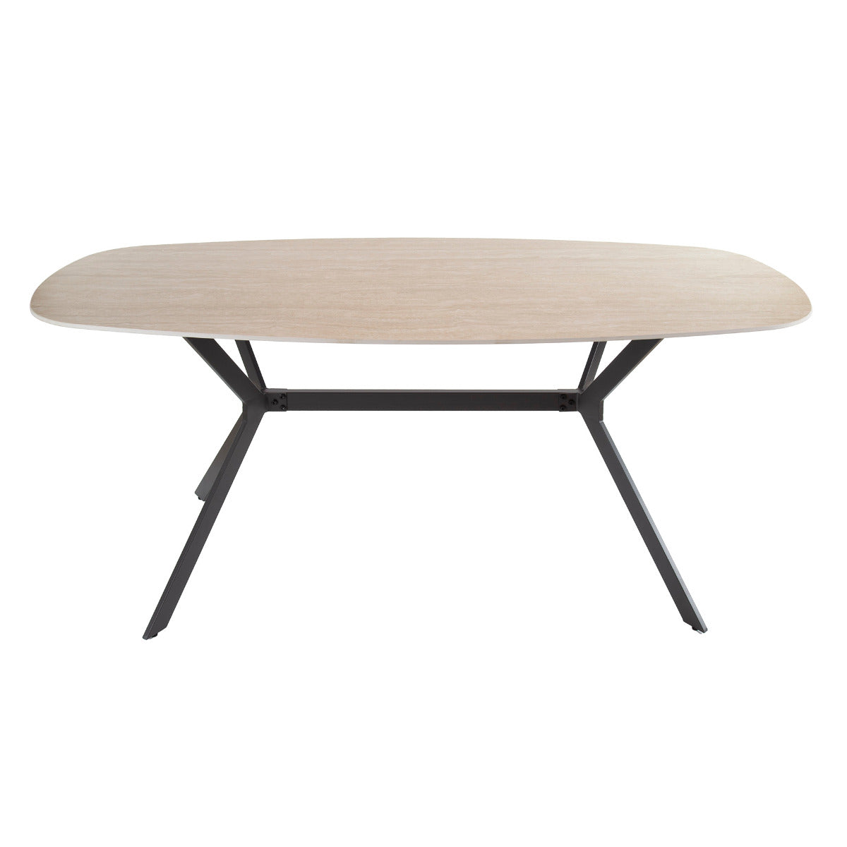 Fraaai Dexter Deens ovale eettafel - 180 cm - keramiek