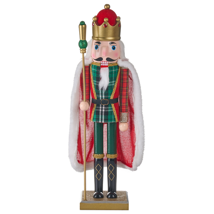 Beliani - HALLSJON - Decoratief figuur - Rood - Dennenhout