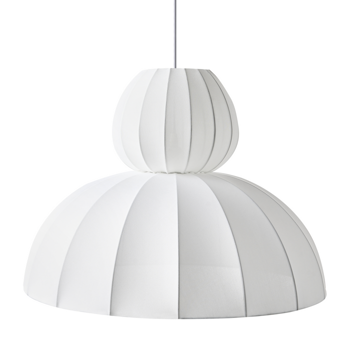 Beliani - GOELETTE - Hanglamp - Wit - Kunstzijde