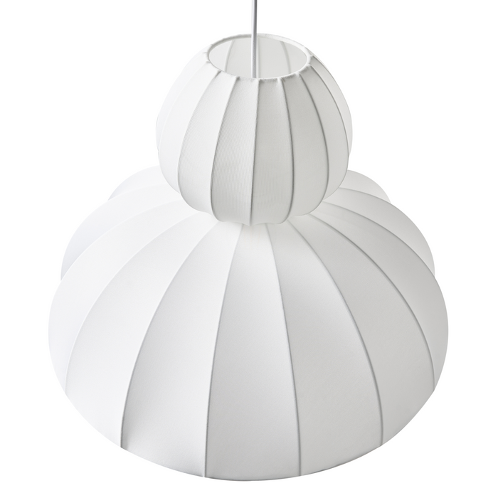 Beliani - GOELETTE - Hanglamp - Wit - Kunstzijde