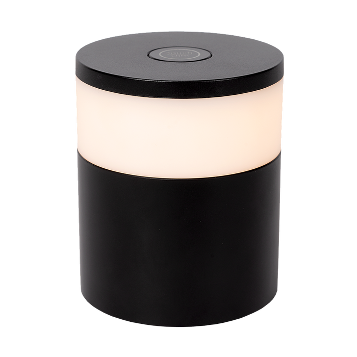 Atmooz Utah Tafellamp – Zwart – Ø7x10cm – Oplaadbaar – LED