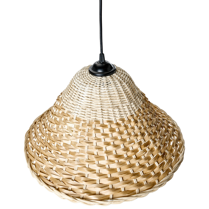 Beliani - GUAMANI - Hanglamp - Naturel - Rotan|Bamboe