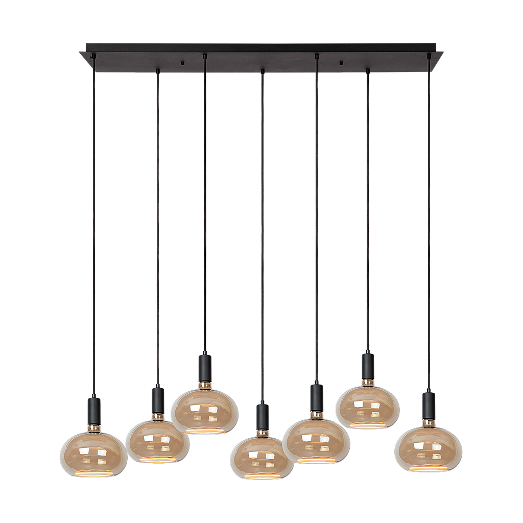 Atmooz Hanoi Hanglamp – Zwart – 110x31x130cm – 7x Floating LED