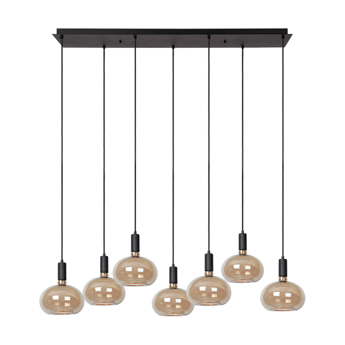 Atmooz Hanoi Hanglamp – Zwart – 110x31x130cm – 7x Floating LED
