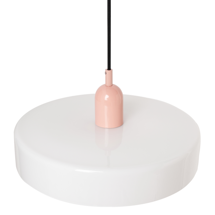 Beliani - PAALA - Hanglamp - Wit - Glas