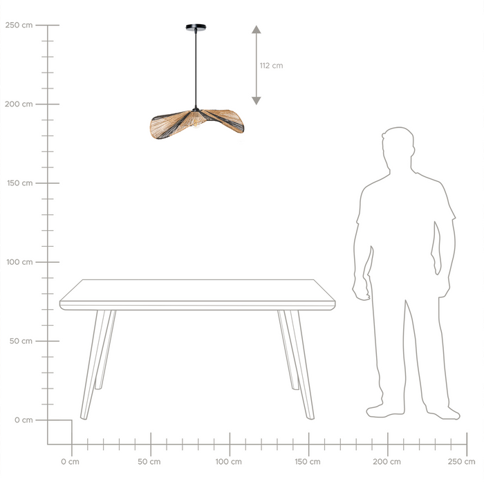 Beliani - CIBUCO - Hanglamp - Naturel - Jute