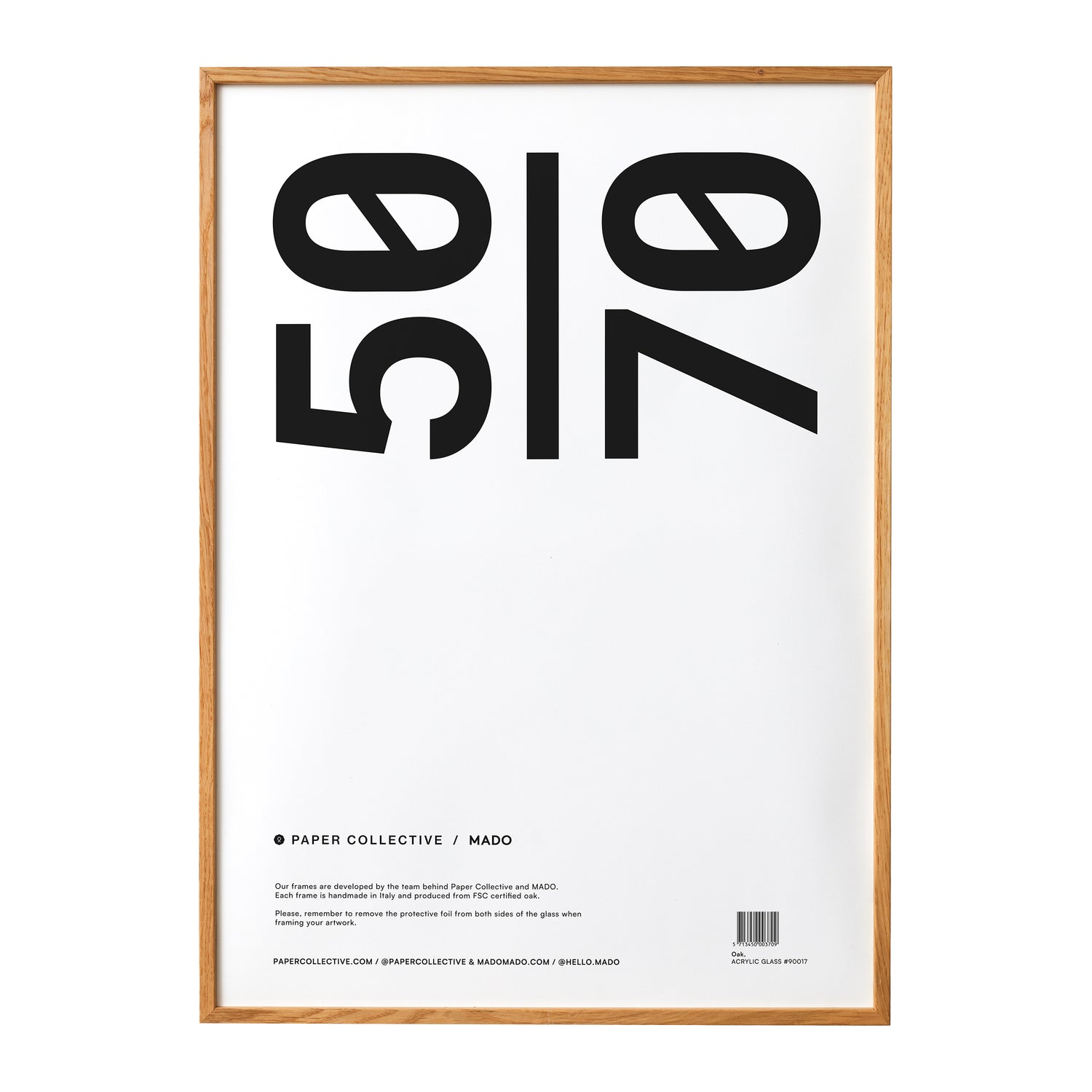 Paper Collective Frame Lijst 50 x 70 cm - Oak