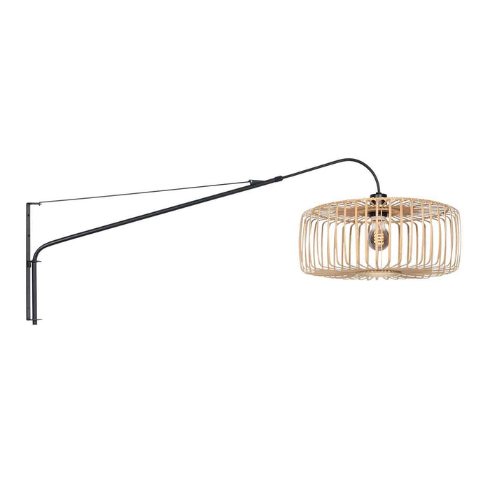 Steinhauer - wandlamp - Elegant Classy - zwart - bamboe metaal - E27