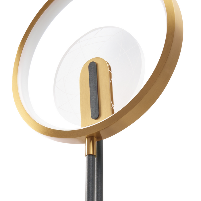 Beliani - SAMBRE - LED wandlamp - Zwart|Goud - Aluminium